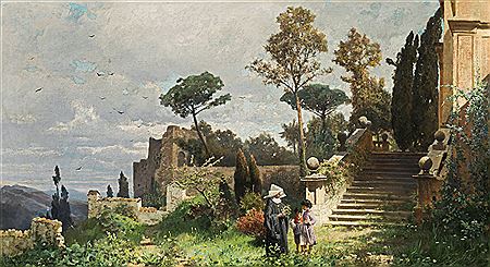 Rome, Palazzo di Venezia in spring by Othmar Brioschi - Auction record, sale price, and art valuation. Compare with similar artists and explore comparable artworks.