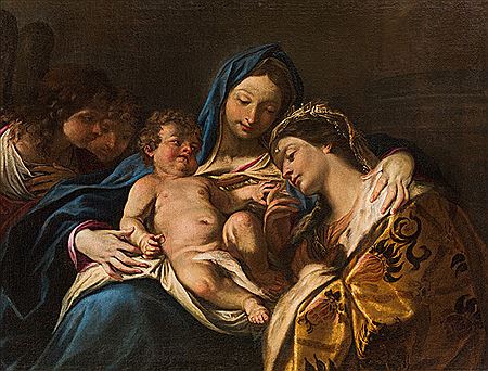 The mystical marriage of Saint Catherine