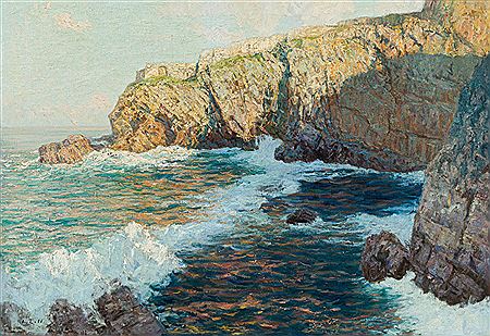 Coastal landscape near Capri