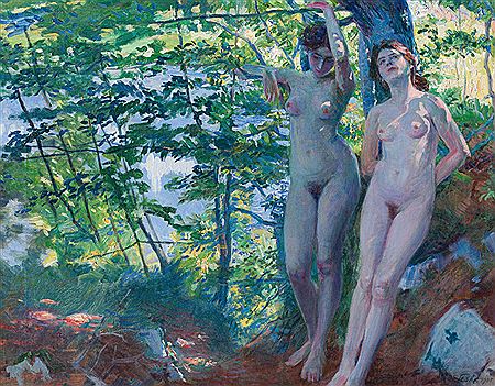 Sample artwork by Ernst Stöhr (1860 - 1917), known for painting - View similar artists and auction records