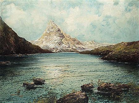 "Il Cervino e il Lago Azzurro"