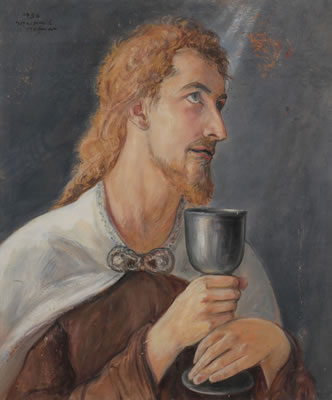 Christ with Chalice- 1950