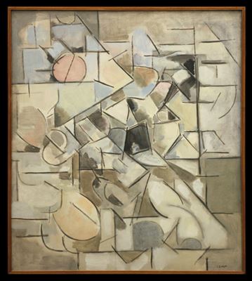 Black and White Geometric Abstract by Lawrence E Glasson - Auction record, sale price, and art valuation. Compare with similar artists and explore comparable artworks.
