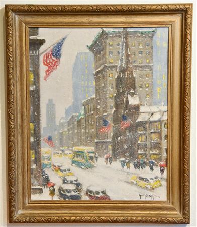 Winter At 57th And 5th
