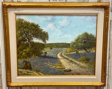Bluebonnet Road by Daniel Maldonado - Auction record, sale price, and art valuation. Compare with similar artists and explore comparable artworks.