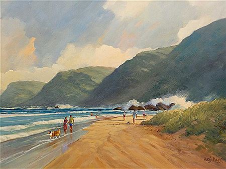 Beachscape with Figures