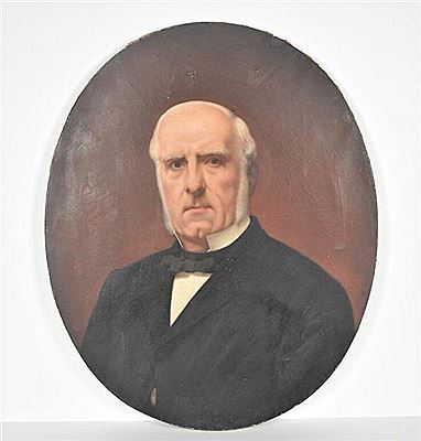 "Portrait of Baron Emmanuel de Crouzas-Cretet" by Jules Quantin - Auction record, sale price, and art valuation. Compare with similar artists and explore comparable artworks.