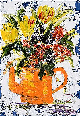 ORANGE TEA POT