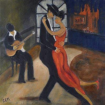 TANGO by Rose Elizabeth Moorcroft - Auction record, sale price, and art valuation. Compare with similar artists and explore comparable artworks.