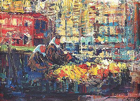 'FLOWER SELLERS, BELFAST CITY HALL' by William Gatt - Auction record, sale price, and art valuation. Compare with similar artists and explore comparable artworks.