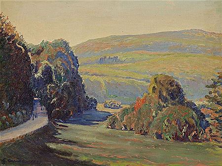Landschaft mit Weg