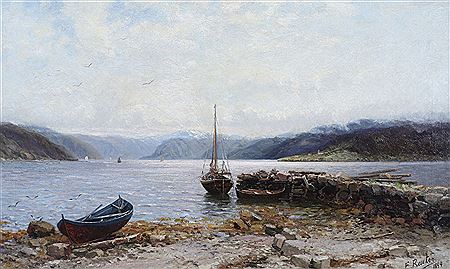 Sample artwork by Elisabeth Reuter (1853 - 1903), known for painting - View similar artists and auction records