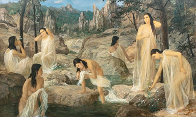 Sample artwork by HangSub Park (1923 - 1979), known for painting - View similar artists and auction records