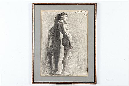 Standing Female Nude by Albert Horstmeier - Auction record, sale price, and art valuation. Compare with similar artists and explore comparable artworks.