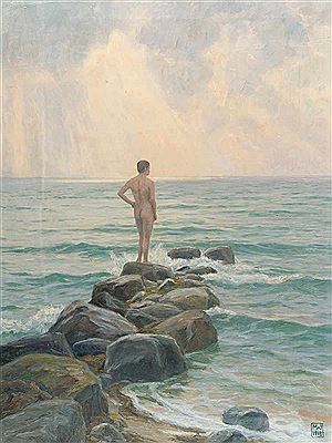 Man by the sea