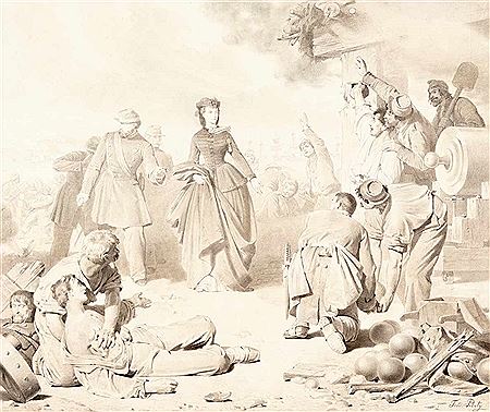 Queen Marie of Naples in Gaeta