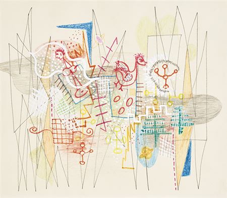 Doodles in Children's Room (Hommage á Klee)