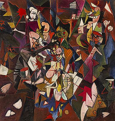 Zerrissene Welt (Abstraktion), 1917