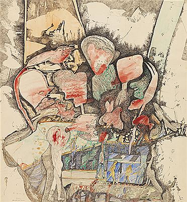 Sample artwork by Gerhard Altenbourg (1926 - 1989), known for painting and sculpture - View similar artists and auction records