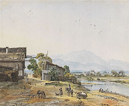 Landschaft bei Wolfratshausen