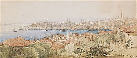 Blick über Istanbul, 1849
