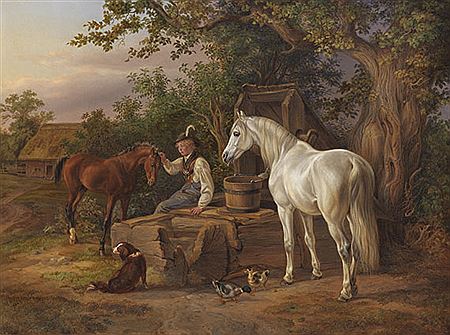 An der Tränke, 1835