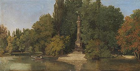 Auf der Gauernitzer Elbinsel, 1850