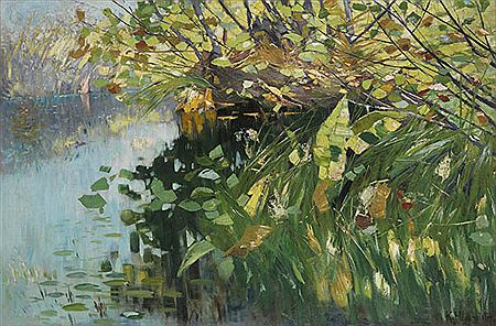 Sample artwork by Karl Hagemeister (1848 - 1933), known for landscape painting of local views, marine and coastal scenes - View similar artists and auction records