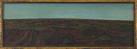Hügelige Landschaft/Erdlandschaft. 1933.