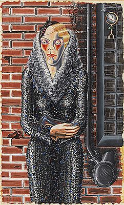 Sample artwork by Volker Bohringer (1912 - 1961), known for surrealist painting, watercolor and drawing - View similar artists and auction records
