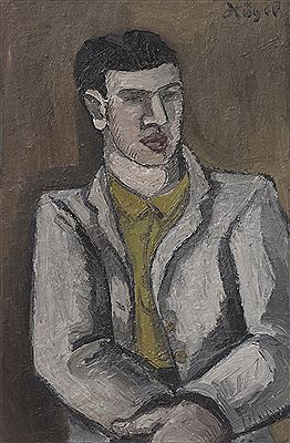 Porträt (Selbstbildnis). 1924.