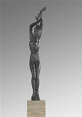 Große Daphne, 1930. by Renee Sintenis - Auction record, sale price, and art valuation. Compare with similar artists and explore comparable artworks.