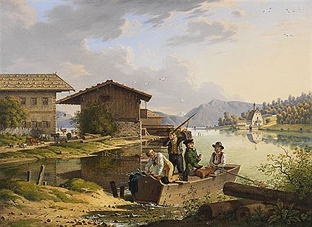 Blick auf den Walchensee, 1820.