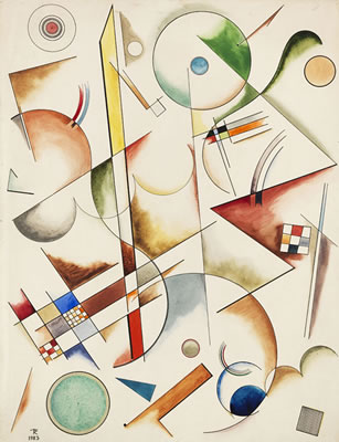Ohne Titel (Konstruktiv-geometrische Komposition), 1923
