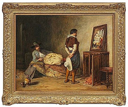 Connaisseur beim Atelierbesuch