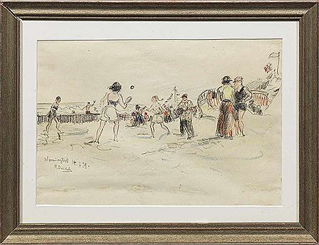 Am Strand von Wenningstedt auf Sylt