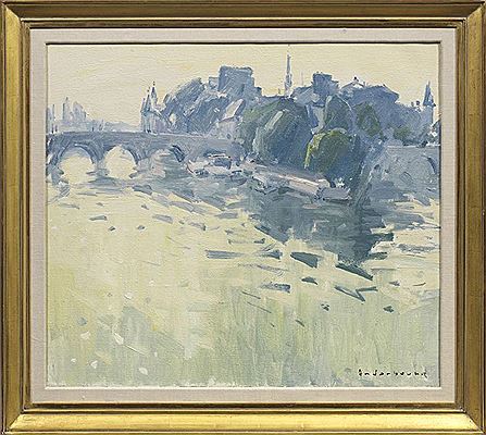 "Matin au bord de la Seine" (Morgen am Ufer der Seine).