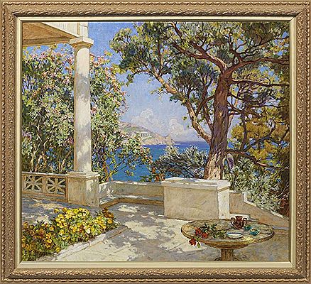 Terrasse über dem Schwarzen Meer