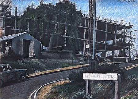 Prospect House under construction by Frank William Leslie Davenport - Auction record, sale price, and art valuation. Compare with similar artists and explore comparable artworks.