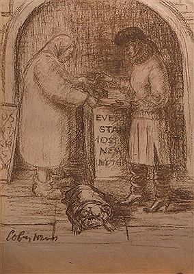 Newspaper Seller