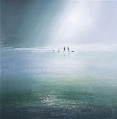 Figures and dogs on a beach by Michael Sanders - Auction record, sale price, and art valuation. Compare with similar artists and explore comparable artworks.