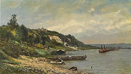 Les Bords de la Seine. 1877.