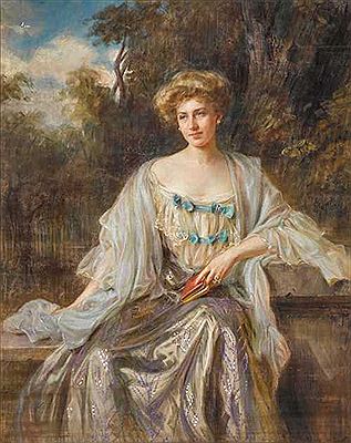 Portrait of a lady of the von Herwarth family. 1906.