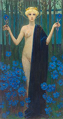 Blaue Blume Einsamkeit. 1892–93
