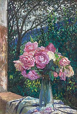 Still life of flowers. 6 September 1928