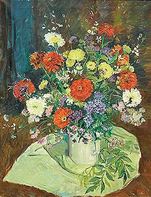 Still life of flowers.