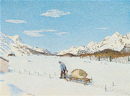 Rückkehr im Winter (Return in winter). 1955