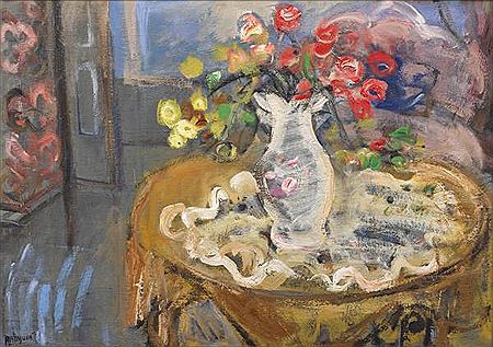 Still life with flowers in a vase. by Vendula Ratajova - Auction record, sale price, and art valuation. Compare with similar artists and explore comparable artworks.