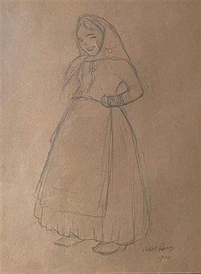 Jeune paysanne russe
