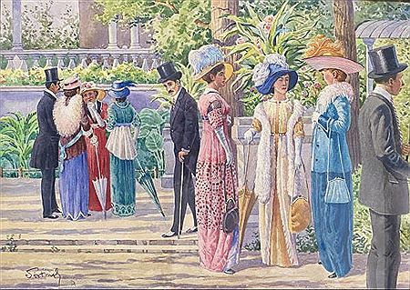 Les élégants à la Garden Party